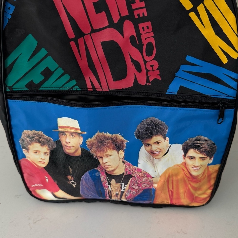 New Kids on the Block (NKOTB) Black and Blue Kids Backpack Merchandise Bag - Picture 7 of 9